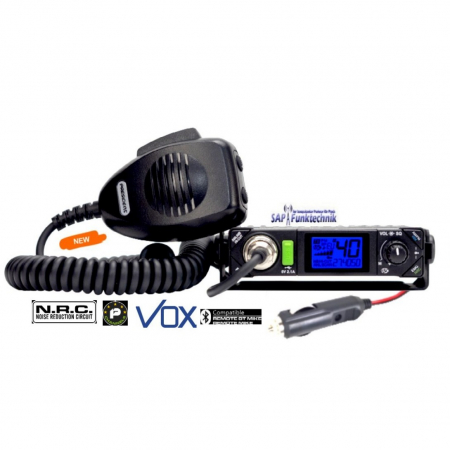 Preview: President BILL II + ASC, VOX, NRC, Multinorm  AM/FM 4Watt CB-Funkgerät